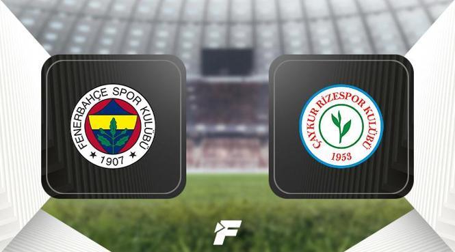 Fenerbahçe-Çaykur Rizespor maçı ne zaman, saat kaçta, hangi kanalda?