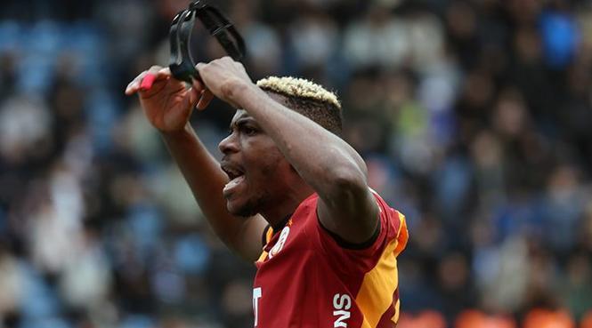 Victor Osimhen attı, Galatasaray öne geçti! 