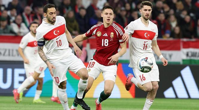 İlk yarı sonucu: Macaristan 0-2 Türkiye