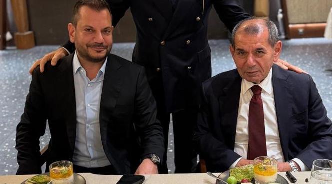 Başkanlar maç öncesi bir arada