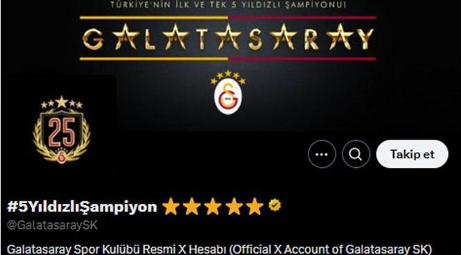 Galatasaray profilini güncelledi