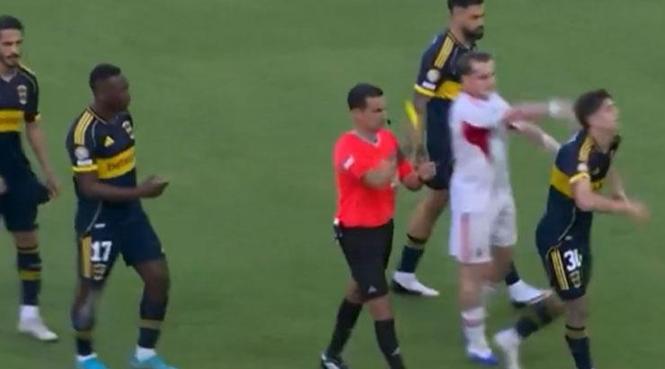 Boca maçında Kerem sinirlerine hakim olamadı