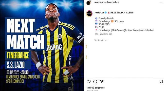 F.Bahçe'den maç günü paylaşımı