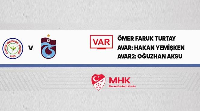 VAR Hakemi açıklandı