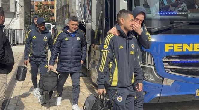 Fenerbahçe, maç günü Gaziantep'e geldi