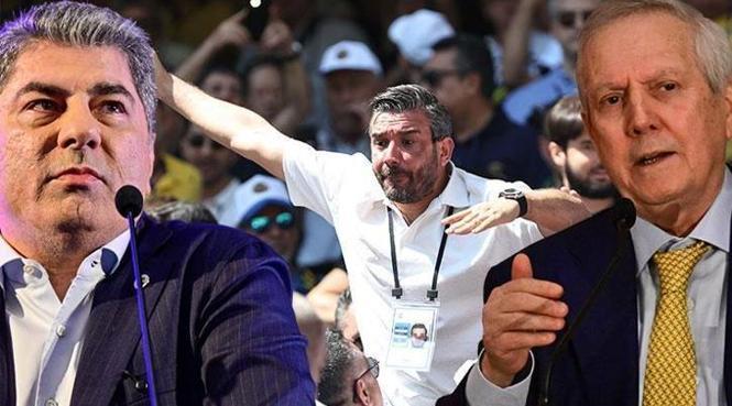 Aziz Yıldırım sarı, Hakan Safi beyaz pusula