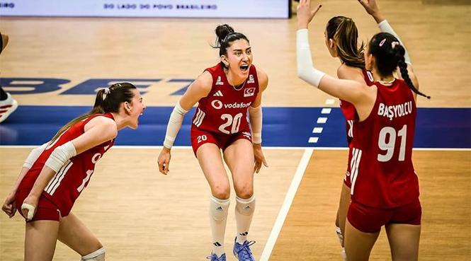 6 Haziran 2026 tarihi itibarıyla VNL 2026 Kadınlar genel puan durumu sıralaması şu şekilde;