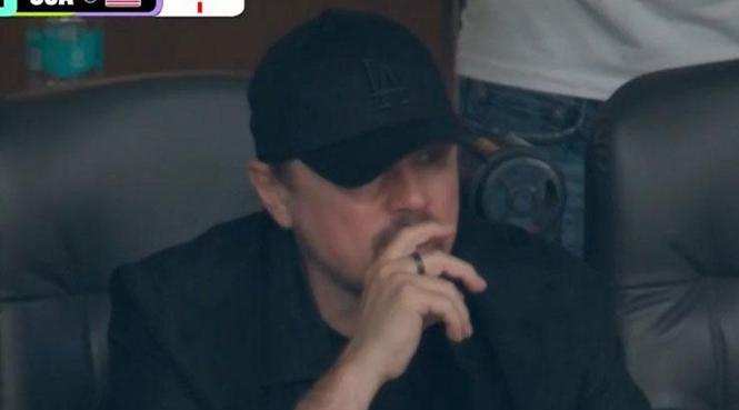DiCaprio da tribünde
