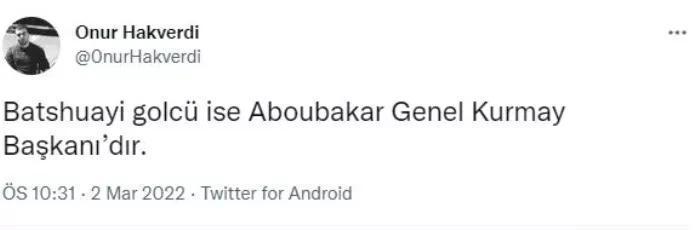 Vincent Aboubakar sesleri Harekete geçtiler