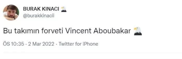 Vincent Aboubakar sesleri Harekete geçtiler