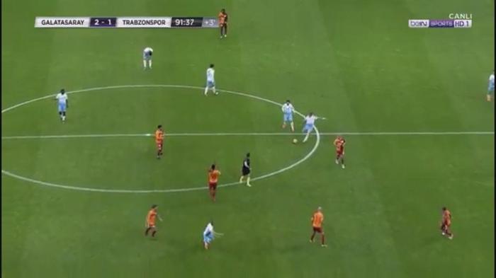 Galatasaray - Trabzonspor maçında Kuckadan müthiş gol