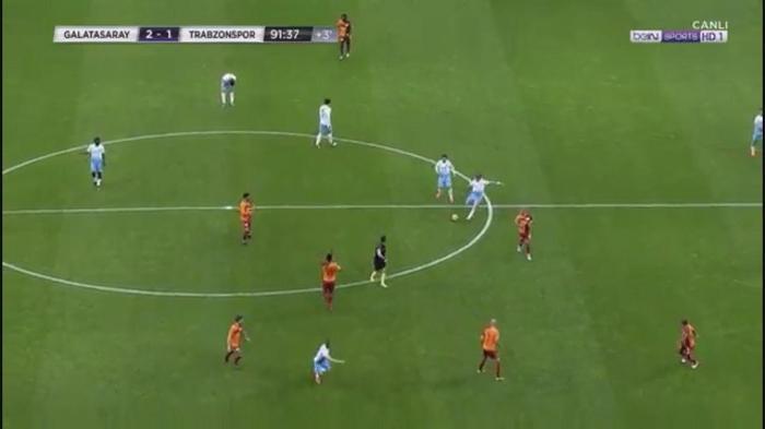 Galatasaray - Trabzonspor maçında Kuckadan müthiş gol