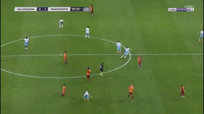 Galatasaray - Trabzonspor maçında Kuckadan müthiş gol