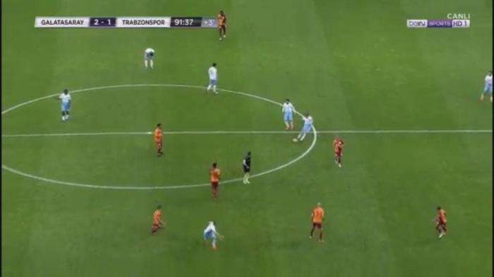 Galatasaray - Trabzonspor maçında Kuckadan müthiş gol