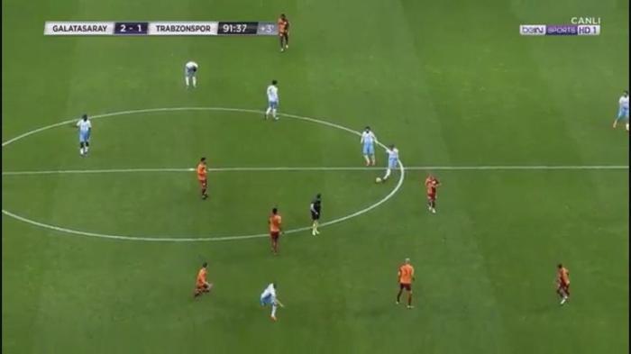 Galatasaray - Trabzonspor maçında Kuckadan müthiş gol