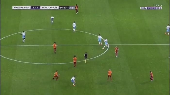 Galatasaray - Trabzonspor maçında Kuckadan müthiş gol
