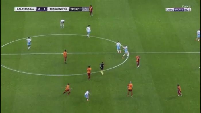 Galatasaray - Trabzonspor maçında Kuckadan müthiş gol