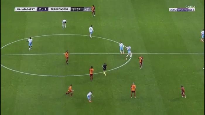 Galatasaray - Trabzonspor maçında Kuckadan müthiş gol