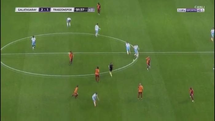 Galatasaray - Trabzonspor maçında Kuckadan müthiş gol