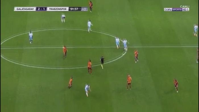 Galatasaray - Trabzonspor maçında Kuckadan müthiş gol