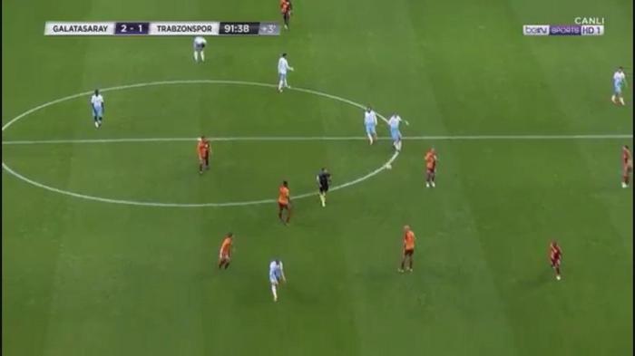 Galatasaray - Trabzonspor maçında Kuckadan müthiş gol