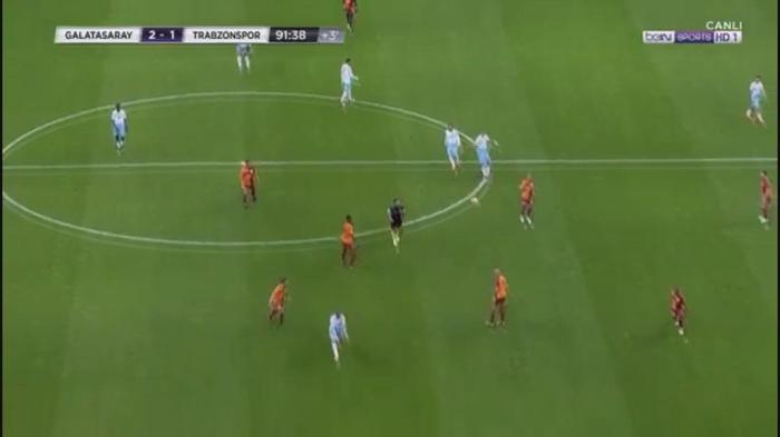 Galatasaray - Trabzonspor maçında Kuckadan müthiş gol