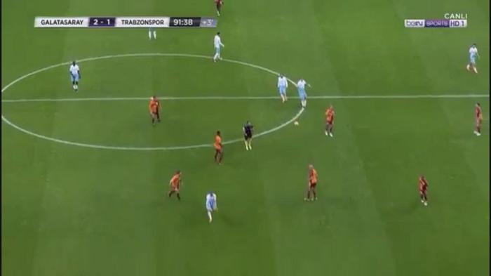 Galatasaray - Trabzonspor maçında Kuckadan müthiş gol