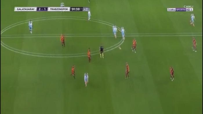 Galatasaray - Trabzonspor maçında Kuckadan müthiş gol