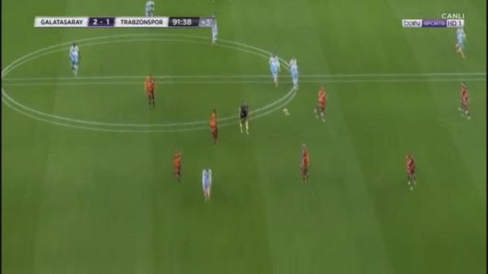 Galatasaray - Trabzonspor maçında Kuckadan müthiş gol
