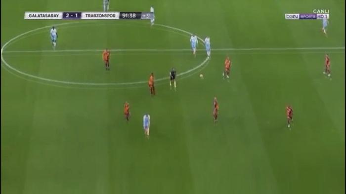 Galatasaray - Trabzonspor maçında Kuckadan müthiş gol
