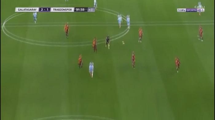 Galatasaray - Trabzonspor maçında Kuckadan müthiş gol