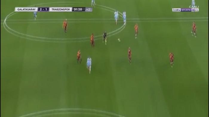 Galatasaray - Trabzonspor maçında Kuckadan müthiş gol