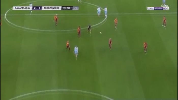 Galatasaray - Trabzonspor maçında Kuckadan müthiş gol