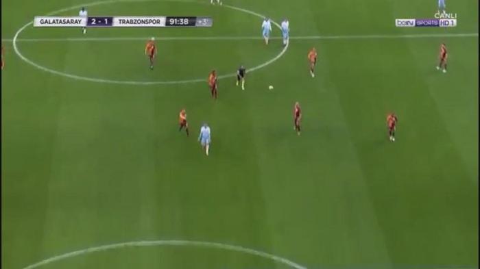 Galatasaray - Trabzonspor maçında Kuckadan müthiş gol