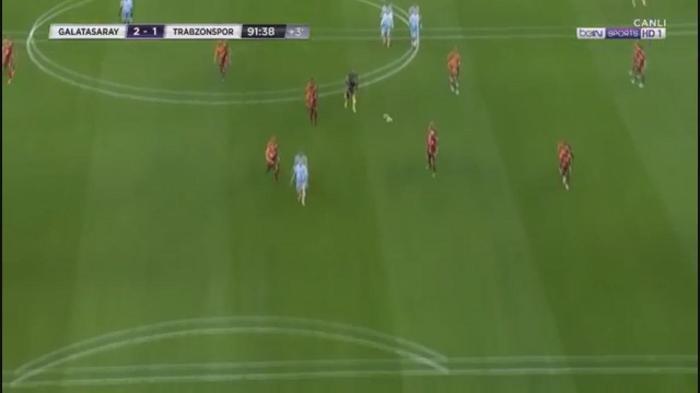 Galatasaray - Trabzonspor maçında Kuckadan müthiş gol