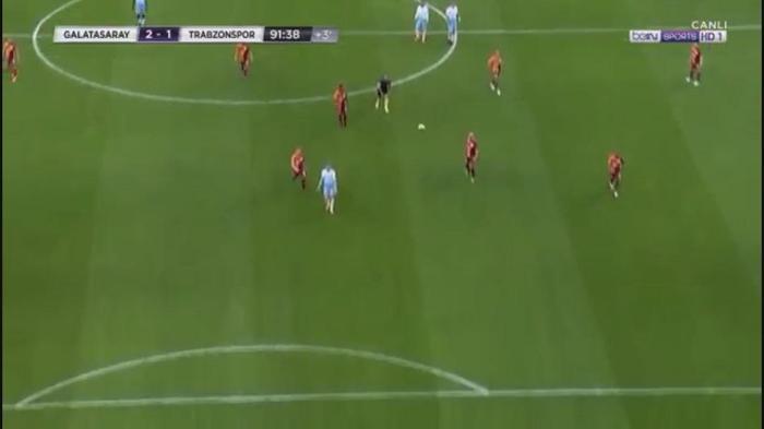 Galatasaray - Trabzonspor maçında Kuckadan müthiş gol
