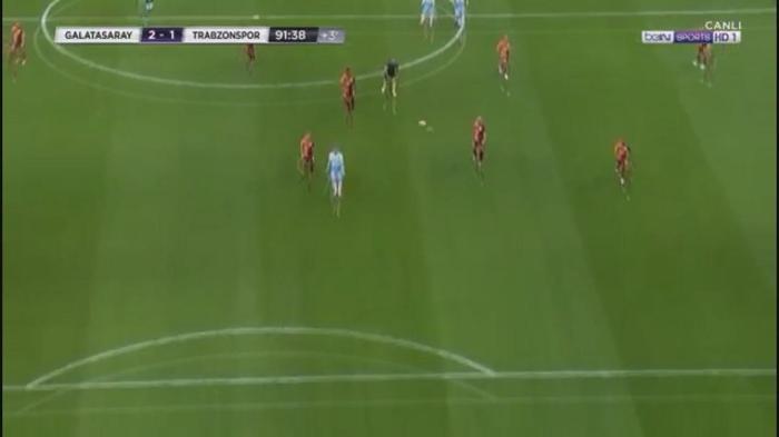 Galatasaray - Trabzonspor maçında Kuckadan müthiş gol