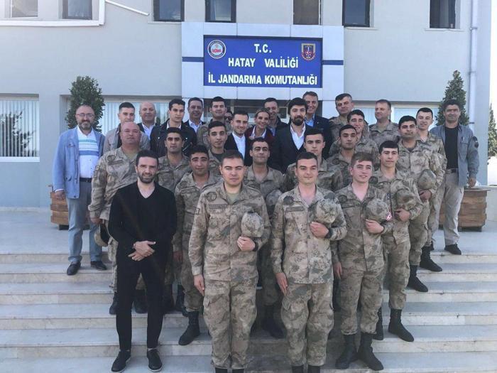 Beşiktaşlı futbolcular Suriye sınırında...