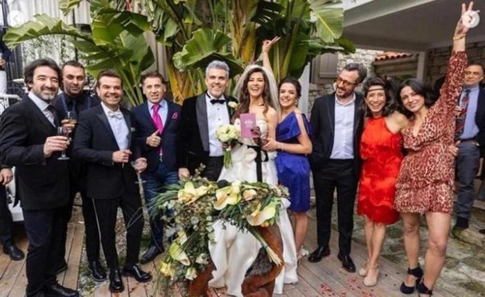 Oyuncu Gökçe Bahadır ile Emir Ersoy evlendi