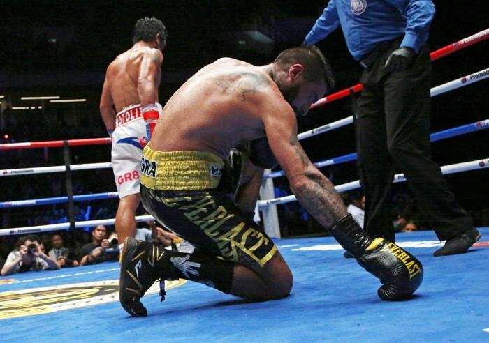Manny Pacquiao, Lucas Matthyssei teknik nakavtla yendi