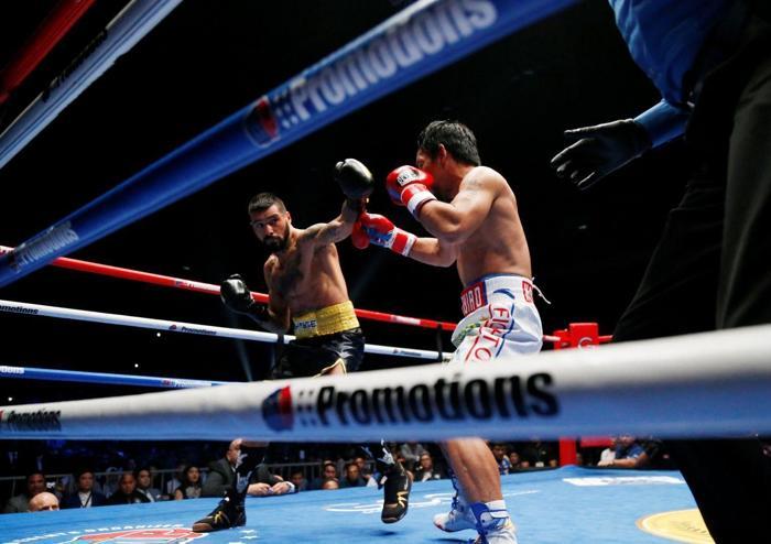 Manny Pacquiao, Lucas Matthyssei teknik nakavtla yendi