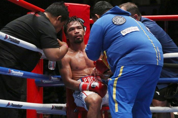 Manny Pacquiao, Lucas Matthyssei teknik nakavtla yendi