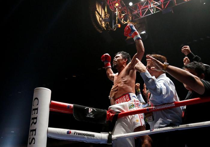 Manny Pacquiao, Lucas Matthyssei teknik nakavtla yendi