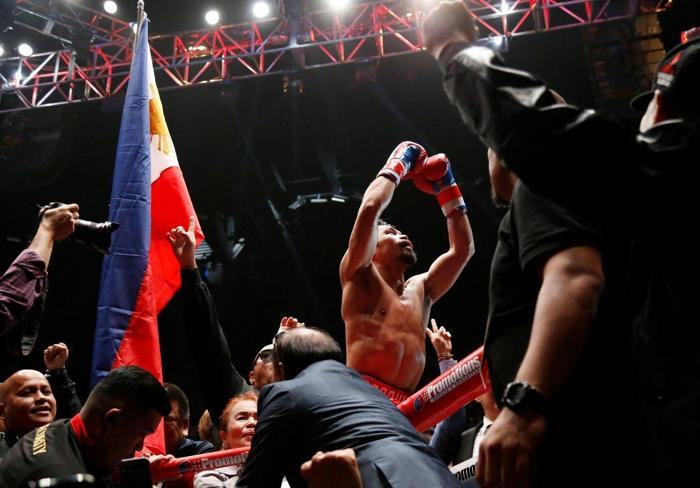 Manny Pacquiao, Lucas Matthyssei teknik nakavtla yendi