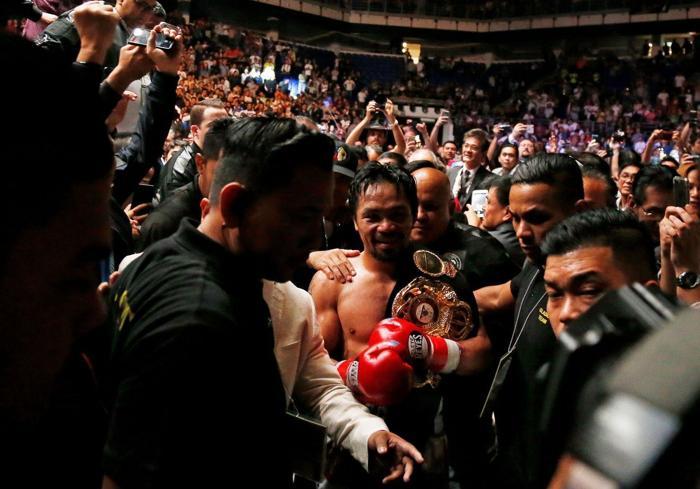 Manny Pacquiao, Lucas Matthyssei teknik nakavtla yendi