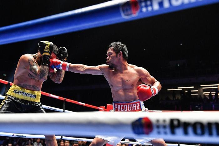 Manny Pacquiao, Lucas Matthyssei teknik nakavtla yendi