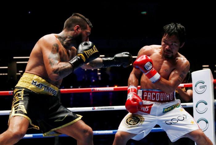 Manny Pacquiao, Lucas Matthyssei teknik nakavtla yendi