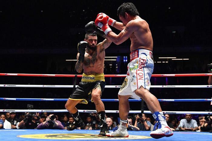 Manny Pacquiao, Lucas Matthyssei teknik nakavtla yendi