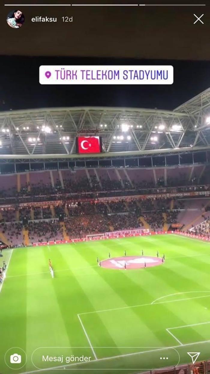 Türk Telekom Stadında Elif Aksu sürprizi Neymarın partisinden Galatasaray maçına...