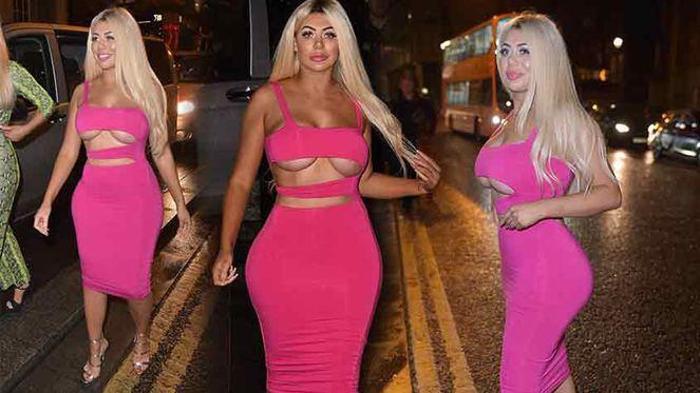 Chloe Ferry 2 derecede bu elbiseyle gezdi
